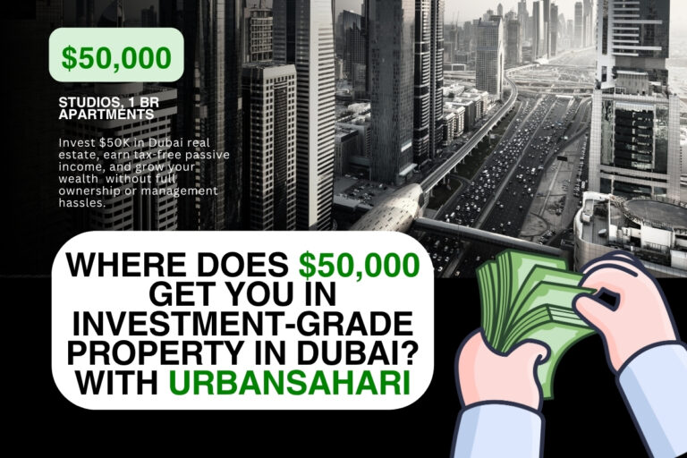 Fractional property investment in Dubai generating tax-free passive income with $50,000
